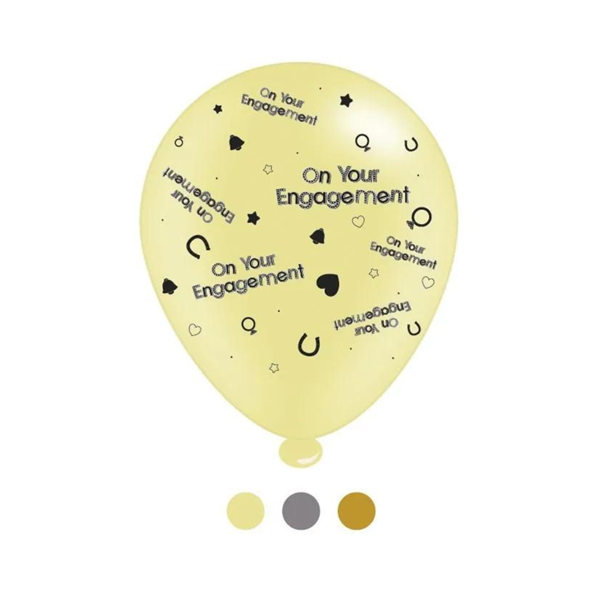 Engagement Assorted 10" Latex 8pk
