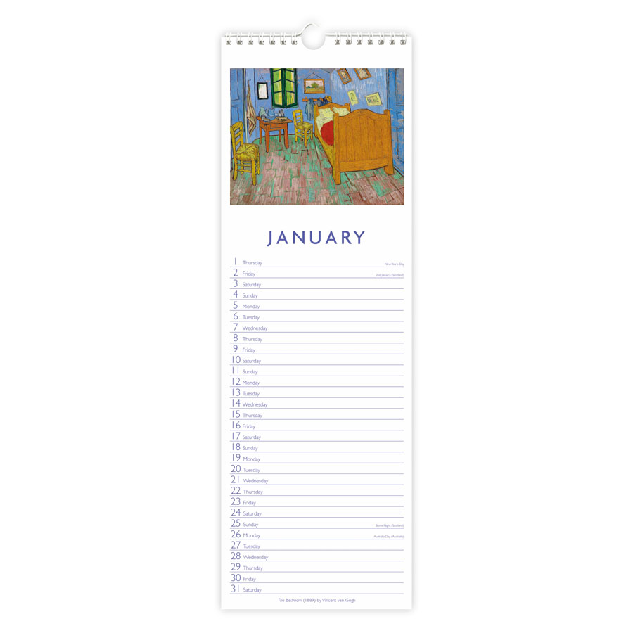 Calendar Slim Fine Art 2027