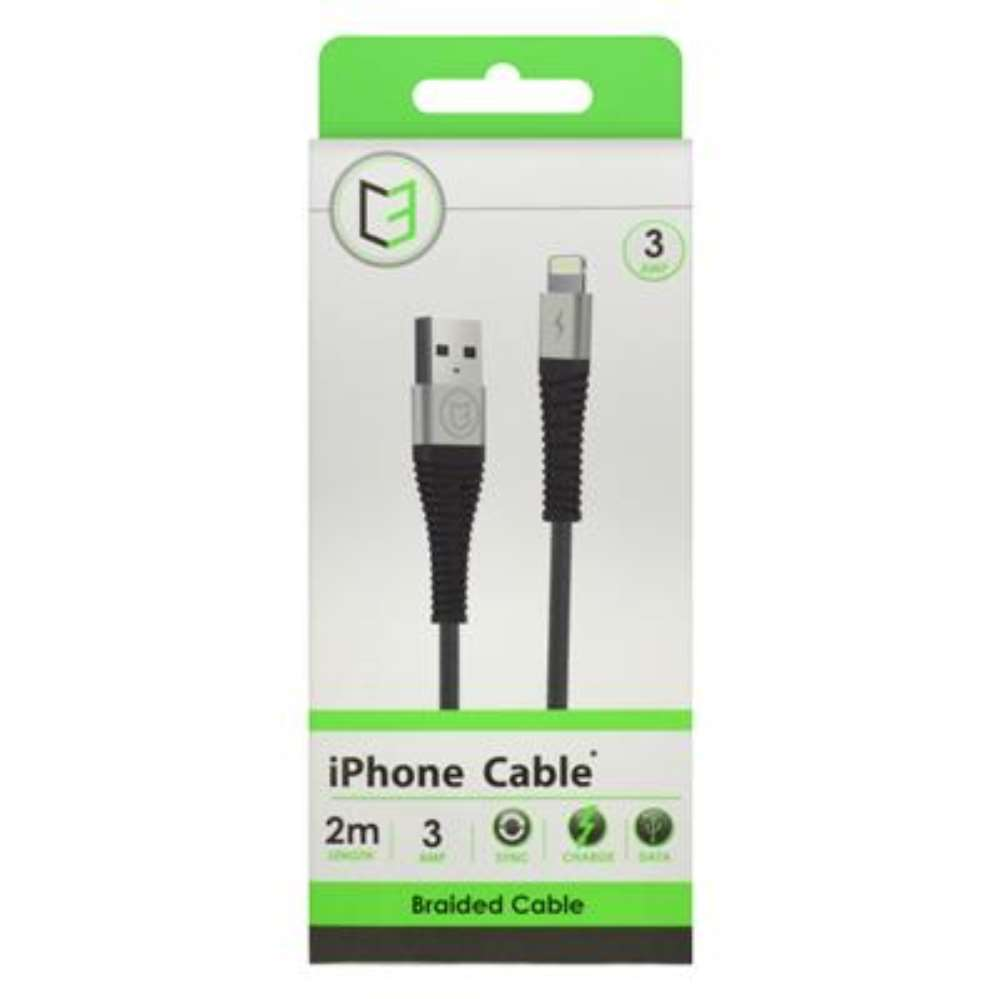 iPhone Braided Charger Cable 2M