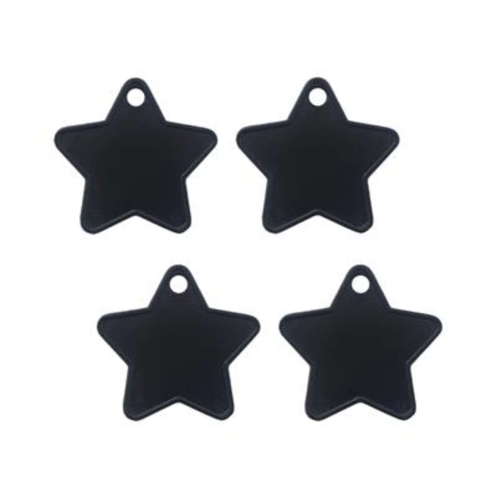 Sear 100 Pack Balloon Weight Star Black 8g