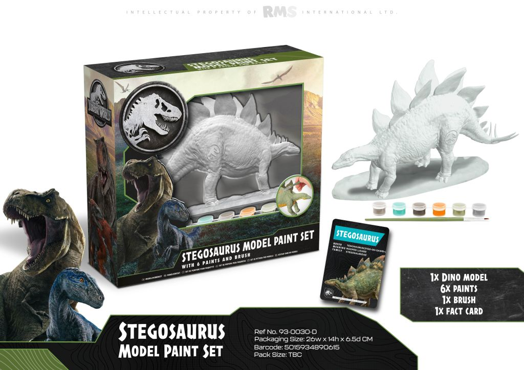 RMS Model Paint Set Jurassic World