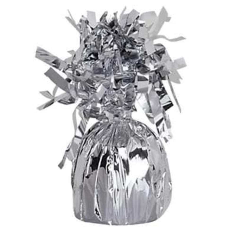 Unique Tassel Balloon Weight Silver 6oz