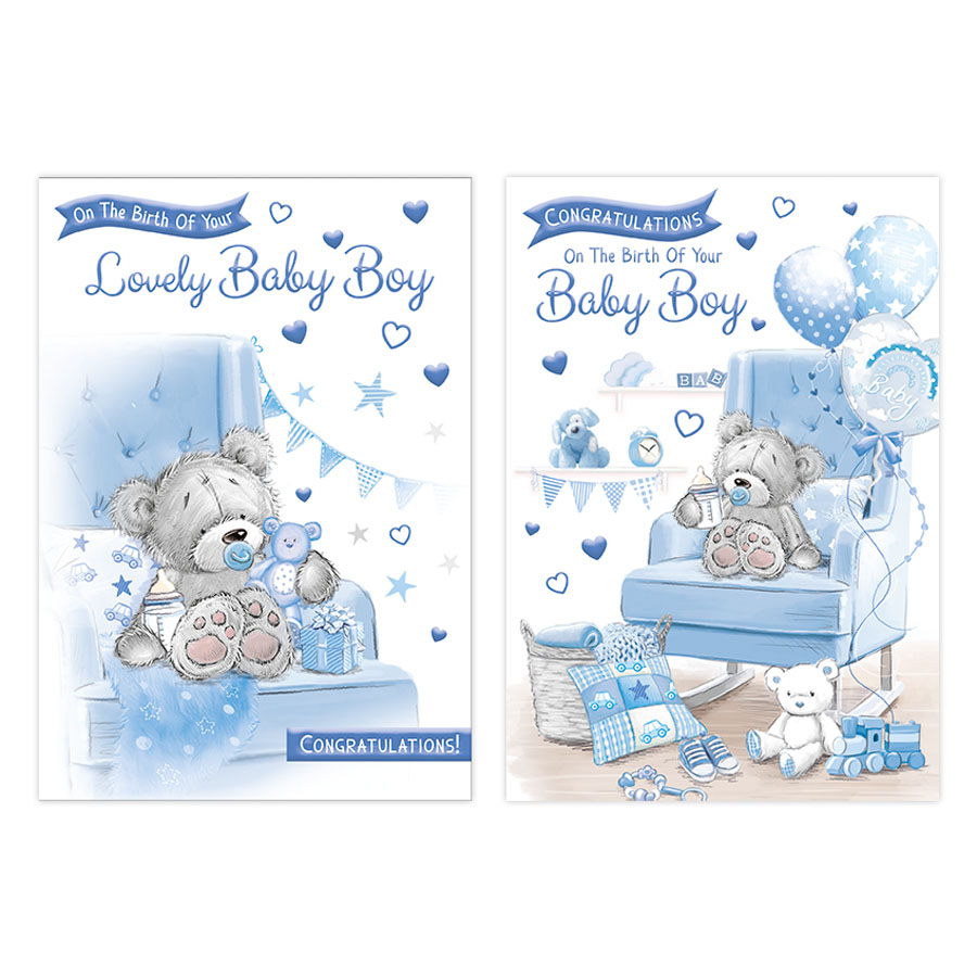 Poppyhill 12 Pack Cards C50 Birth Congratulations