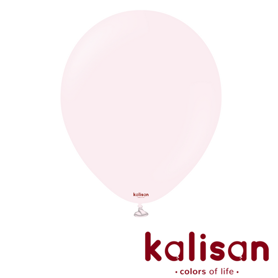 Kalisan Macaron Pale Pink 18" Latex Balloons 25pk