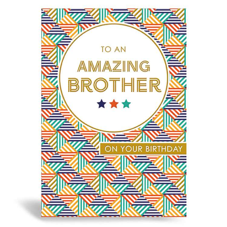 Prelude Pzazzle C50 Birthday Brother 6pk