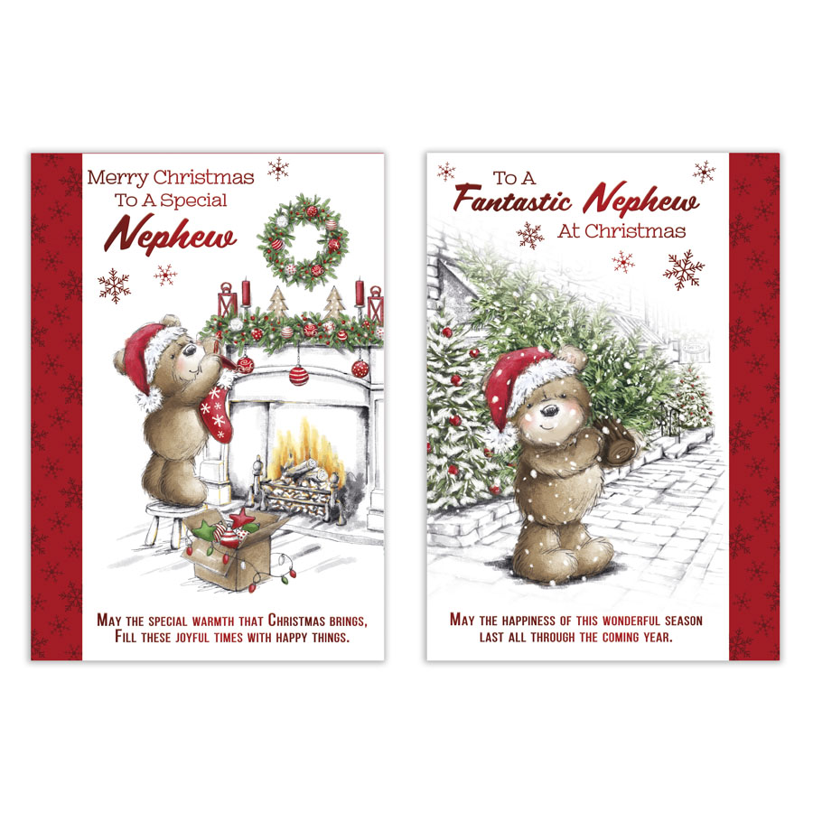 Poppyhill 12 Pack Cards C50 Christmas Nephew