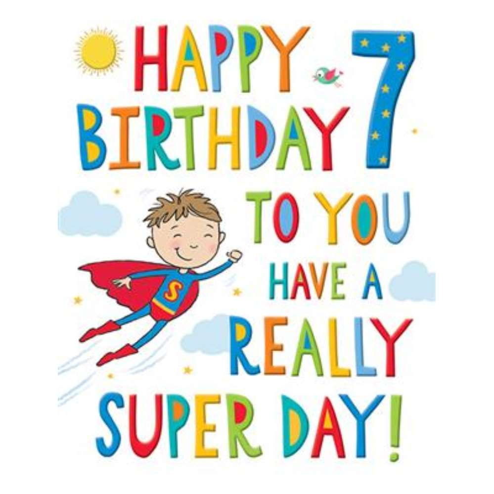 Regal C75 Birthday Age 7 6pk