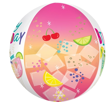 Anagram Cocktail Surprise 16" Orbz Balloon