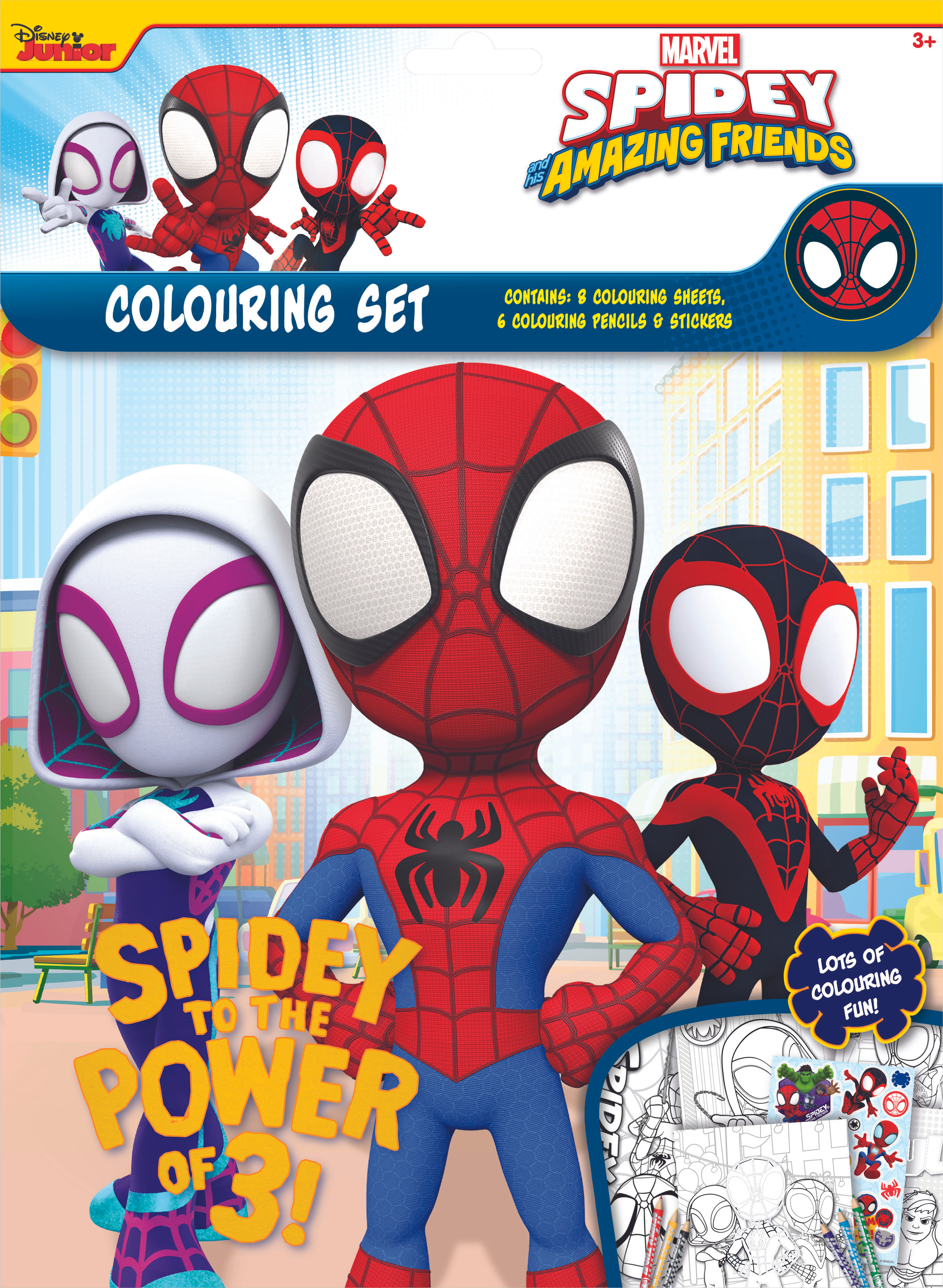 IG Design Group Colouring Set Spidey & Friends