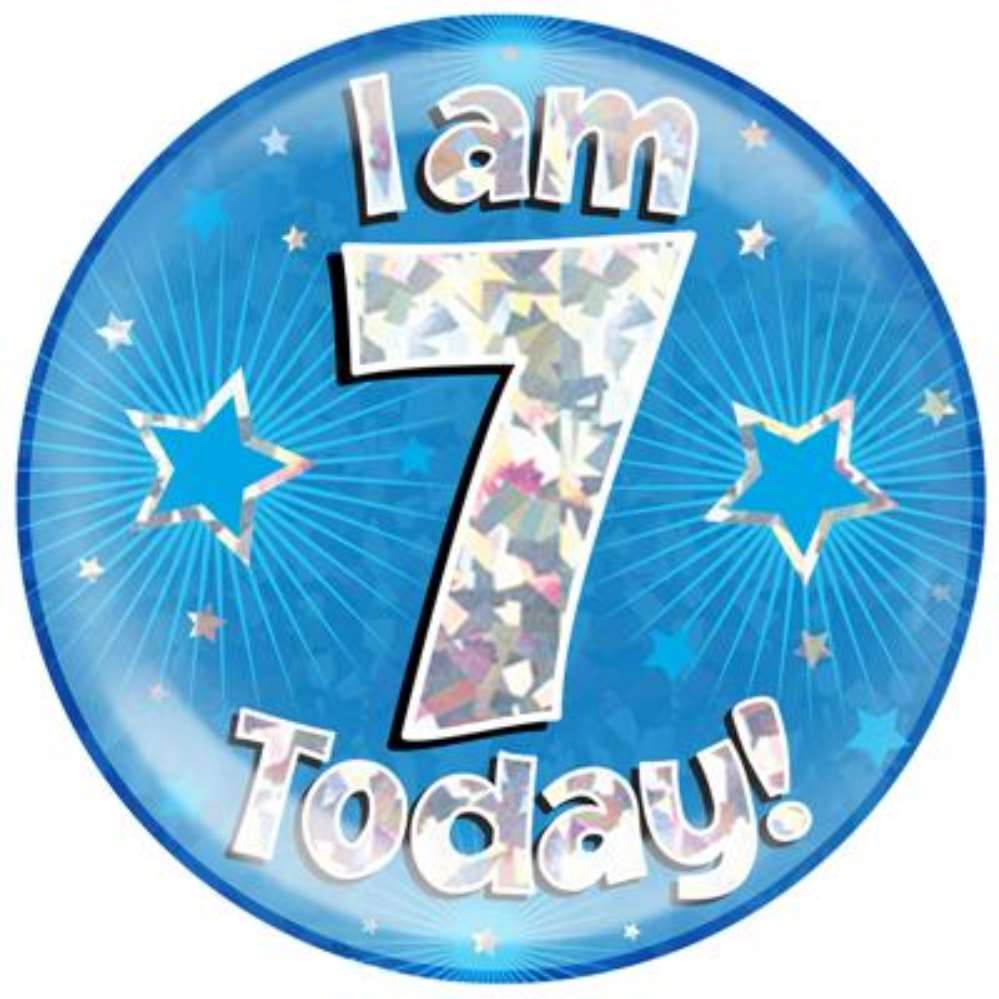 Oaktree Badge 7 Today Blue Jumbo 6