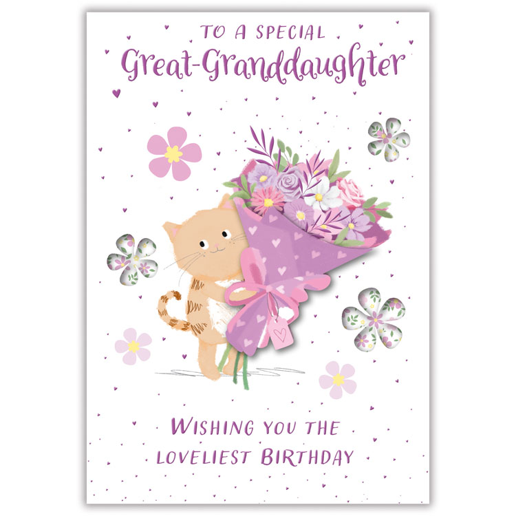 Prelude C50 Birthday Great-Granddaughter 6pk