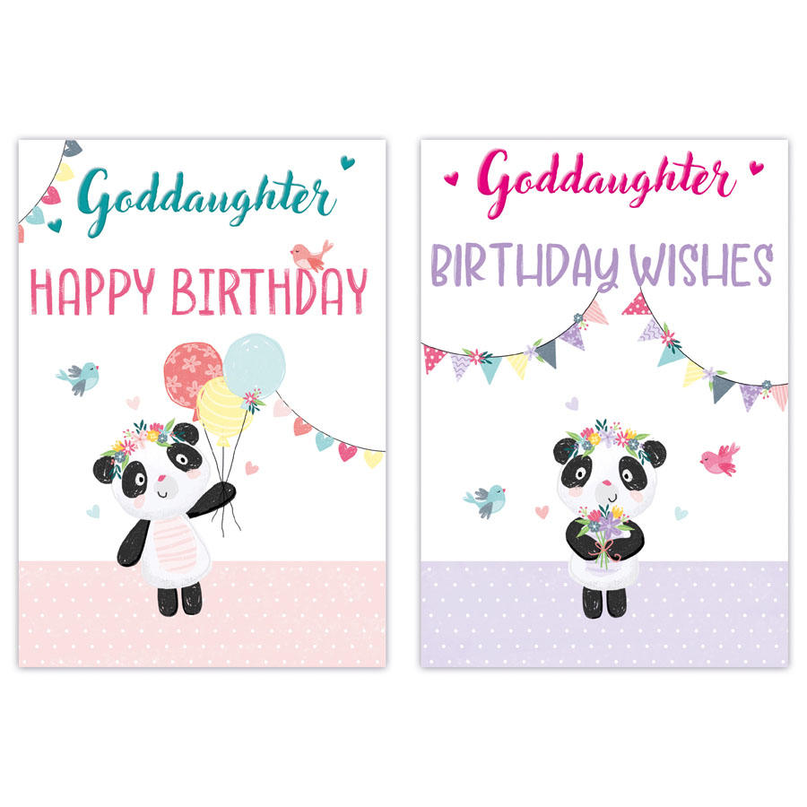 Poppyhill C50 Birthday Goddaughter 12pk