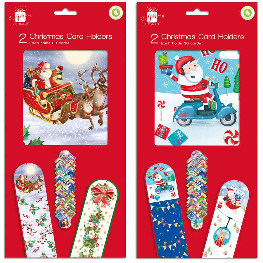 2pk Holder Card Trad&Cute Assorted