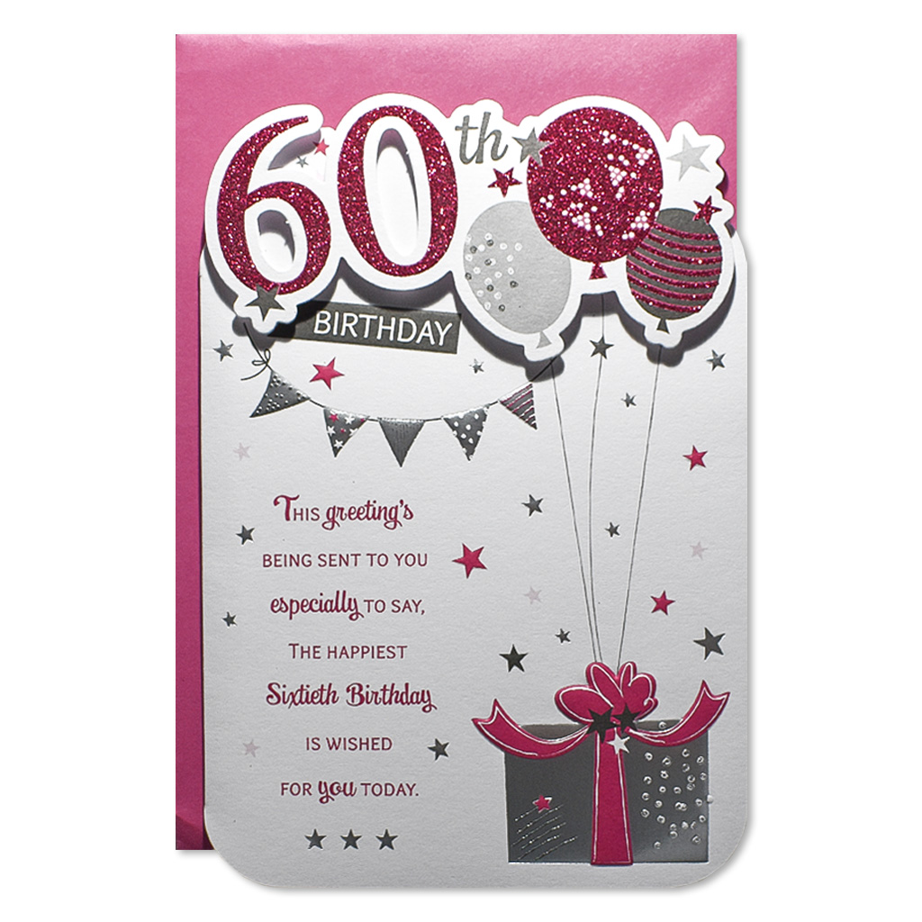 Prelude Platinum C75 Birthday Age 60 6pk