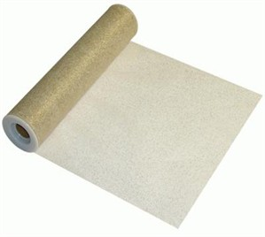 Eleganza Tulle Roll Metallic Gold 25yds