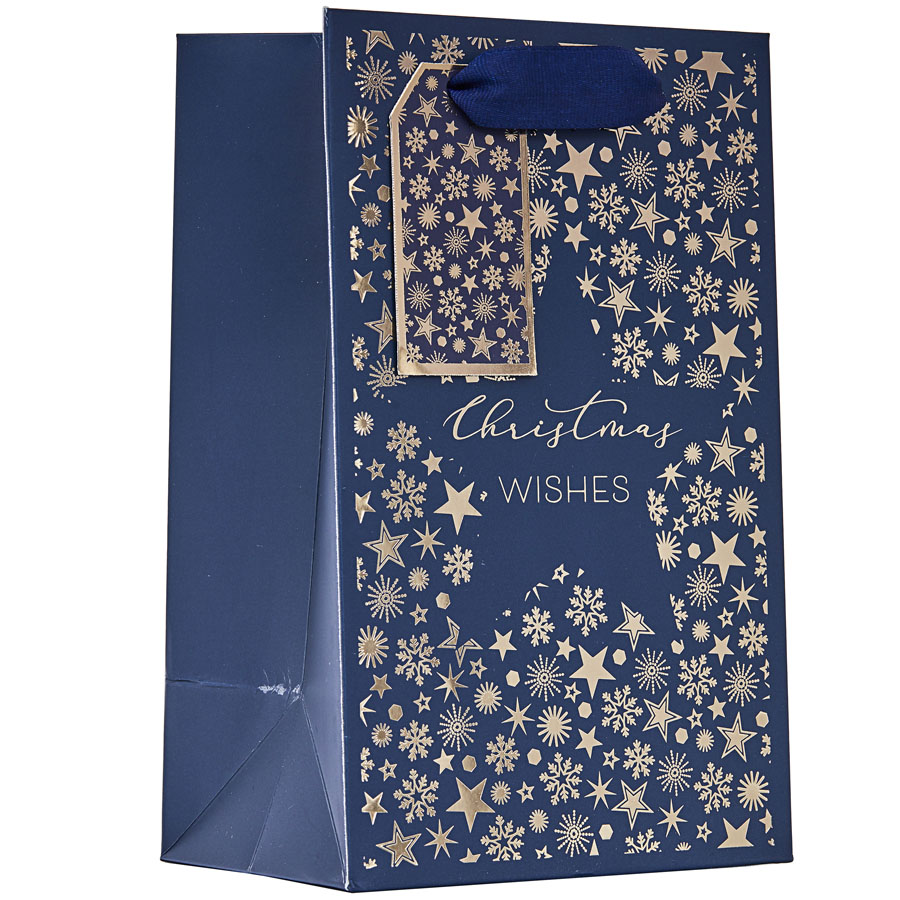 Partisan 6 Pack Gift Bag Christmas Star Small