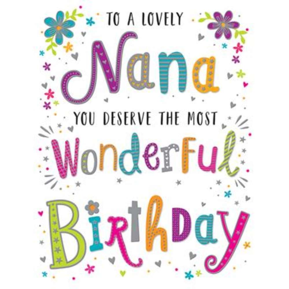 Regal 6 Pack Cards C50 Everyday Birthday Nanna