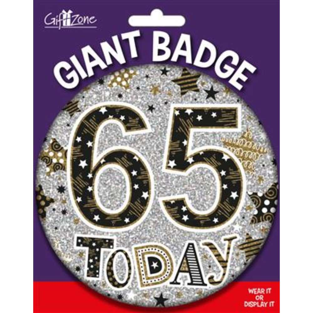Big Badge Age 65 Generic
