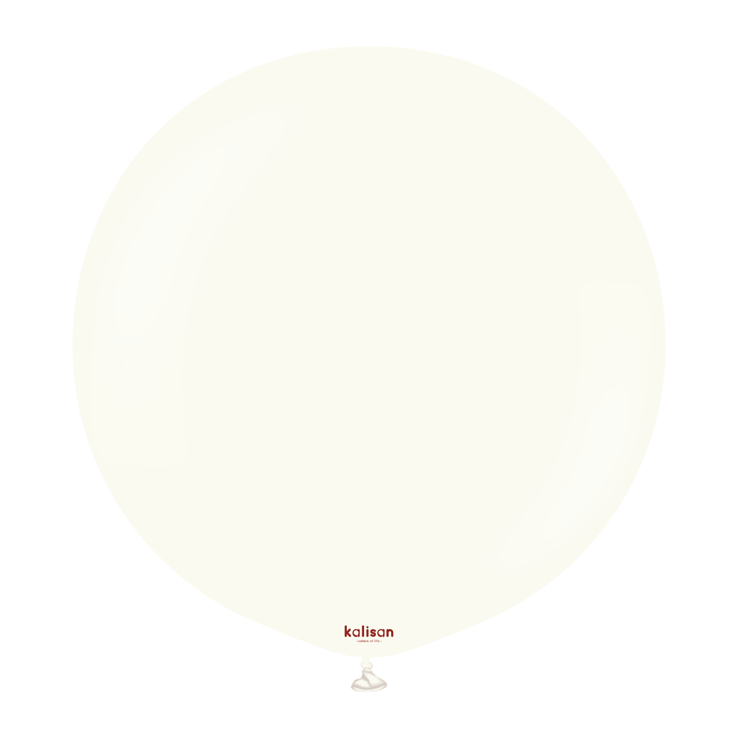 Kalisan 2 Pack Latex Balloons Retro White 24"