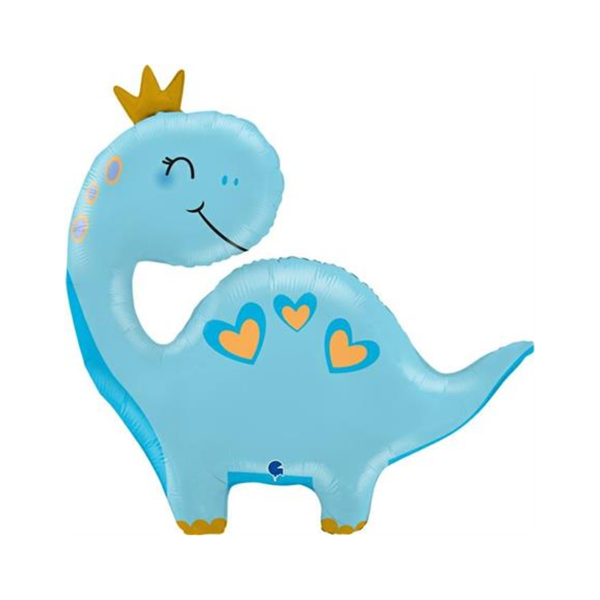 Grabo Blue Dinosaur 28" Foil Balloon