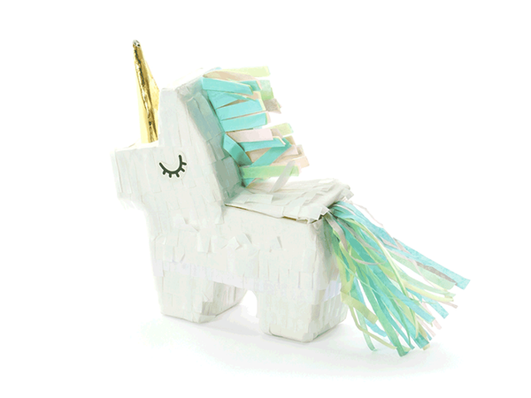 Mini Unicorn Pinata Table Decoration
