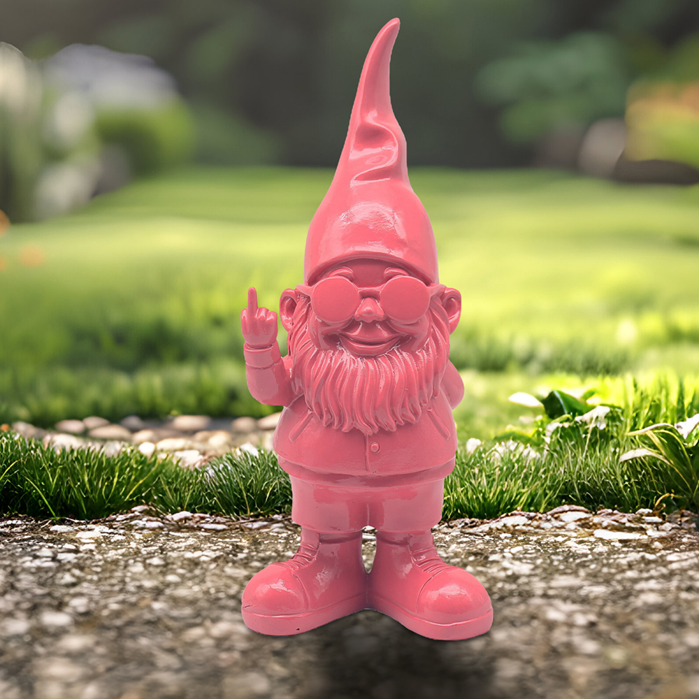 Statue Gnomes Behaving Badly Pink 27cm