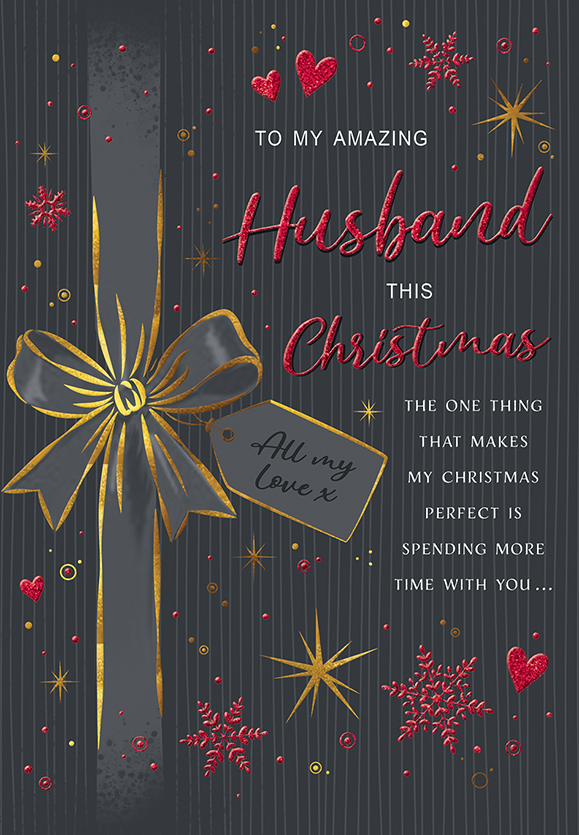 Regal 6 Pack C75 Cards Christmas Husband