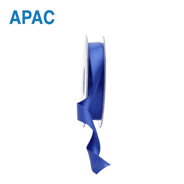 APAC Ribbon Satin Royal Blue 15mm x 20M