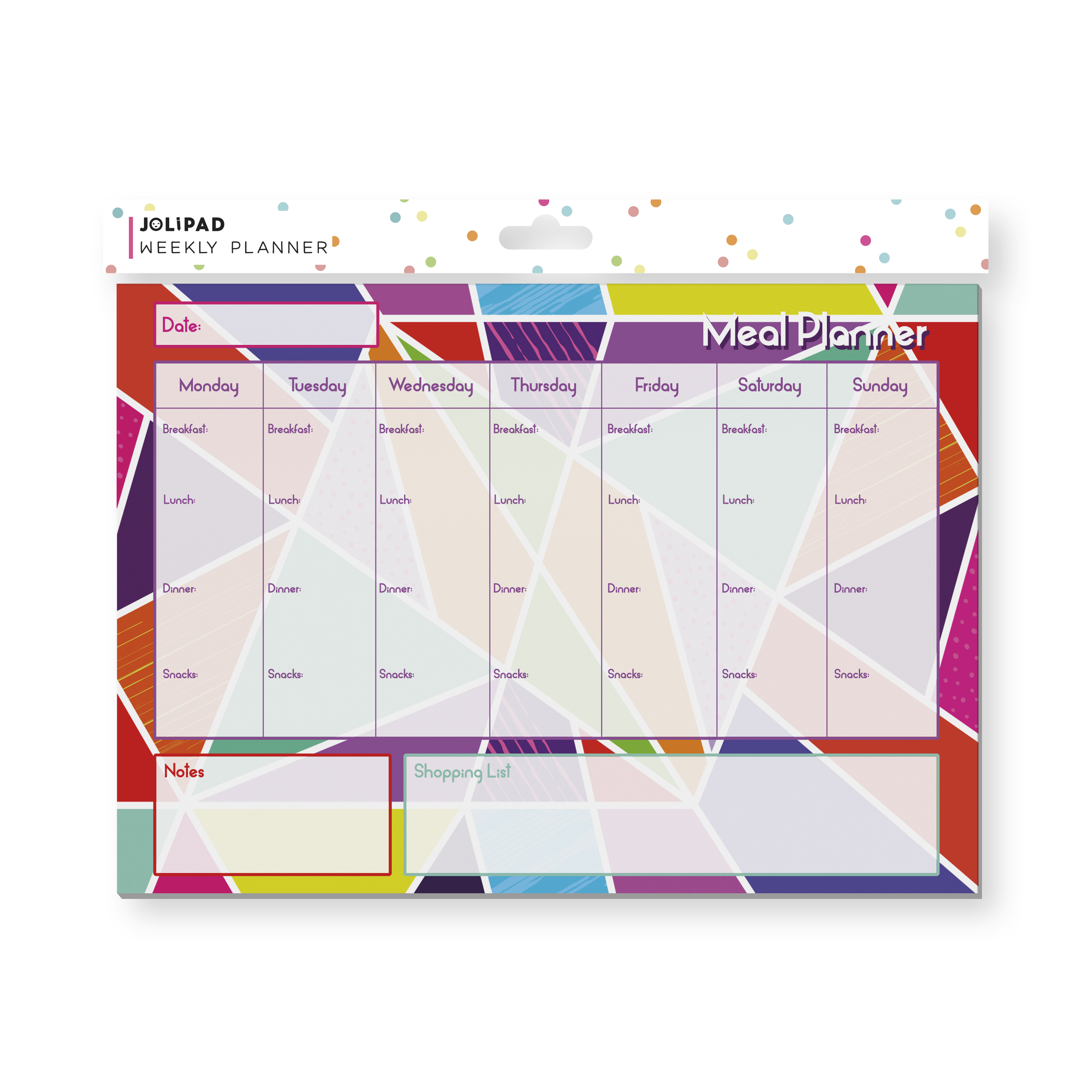 Eurowrap Weekly Planner A4 Trend Geo 52 Sheets