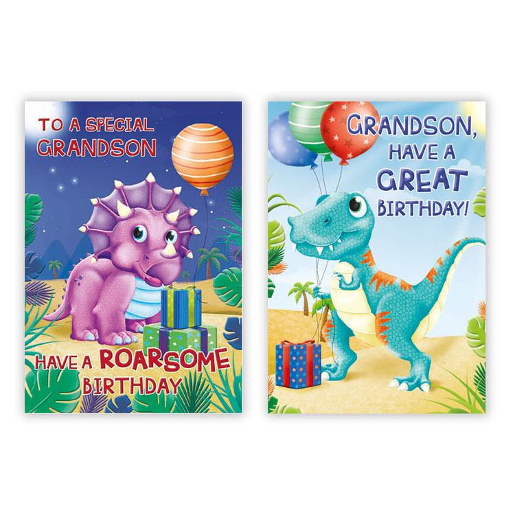 Poppyhill 12 Pack Cards C50 Birthday Grandson