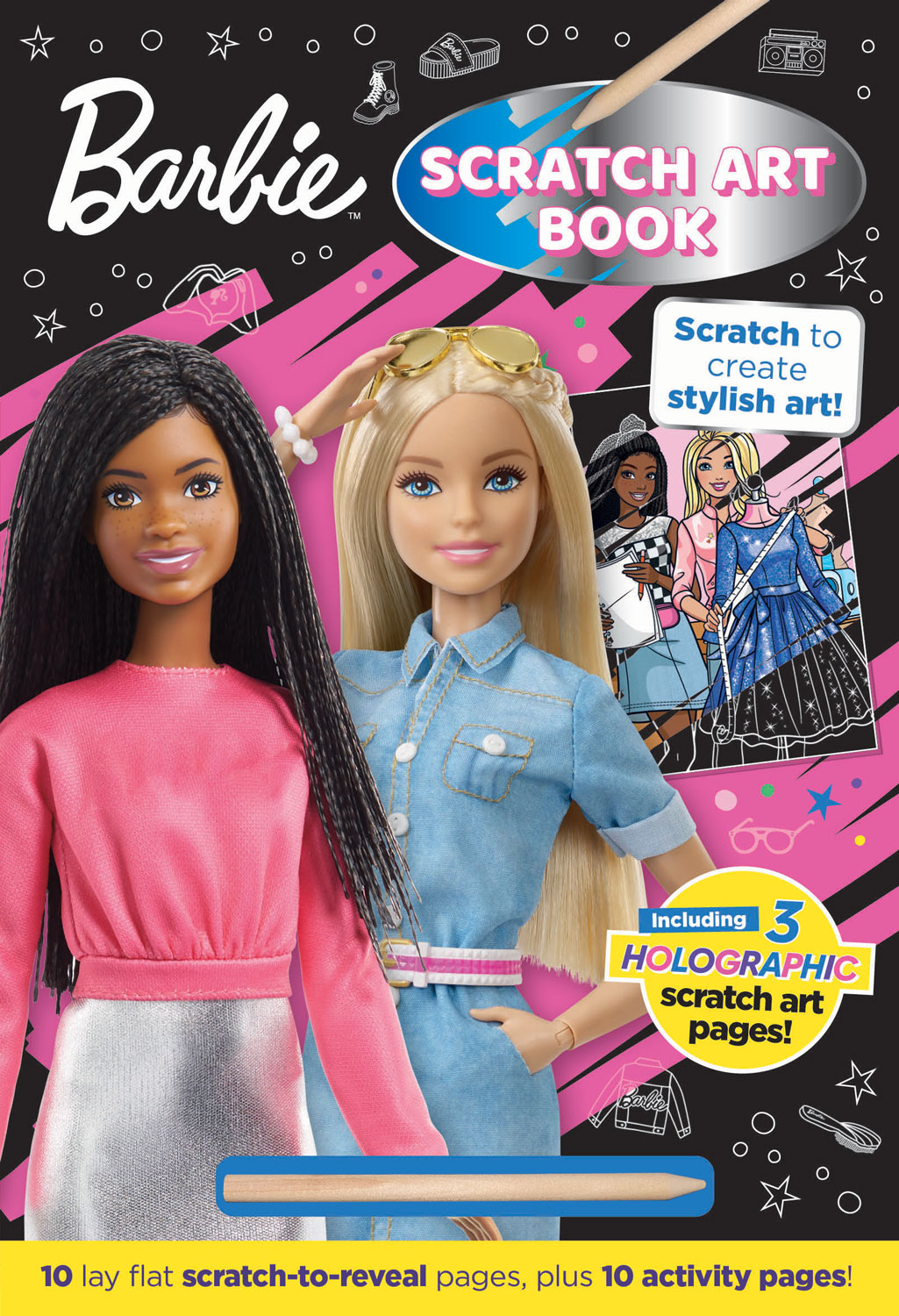 Alligator Products Scratch Book Barbie