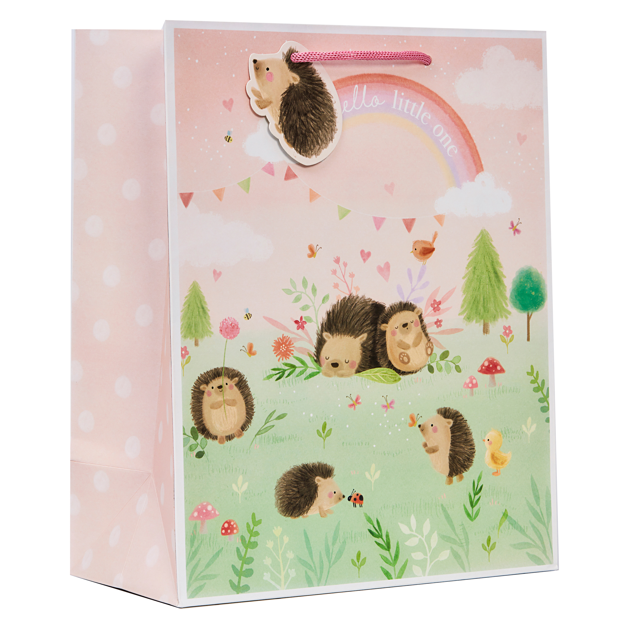 Gift Bags Hedge-Hugs Hetty Medium Pink 6pk