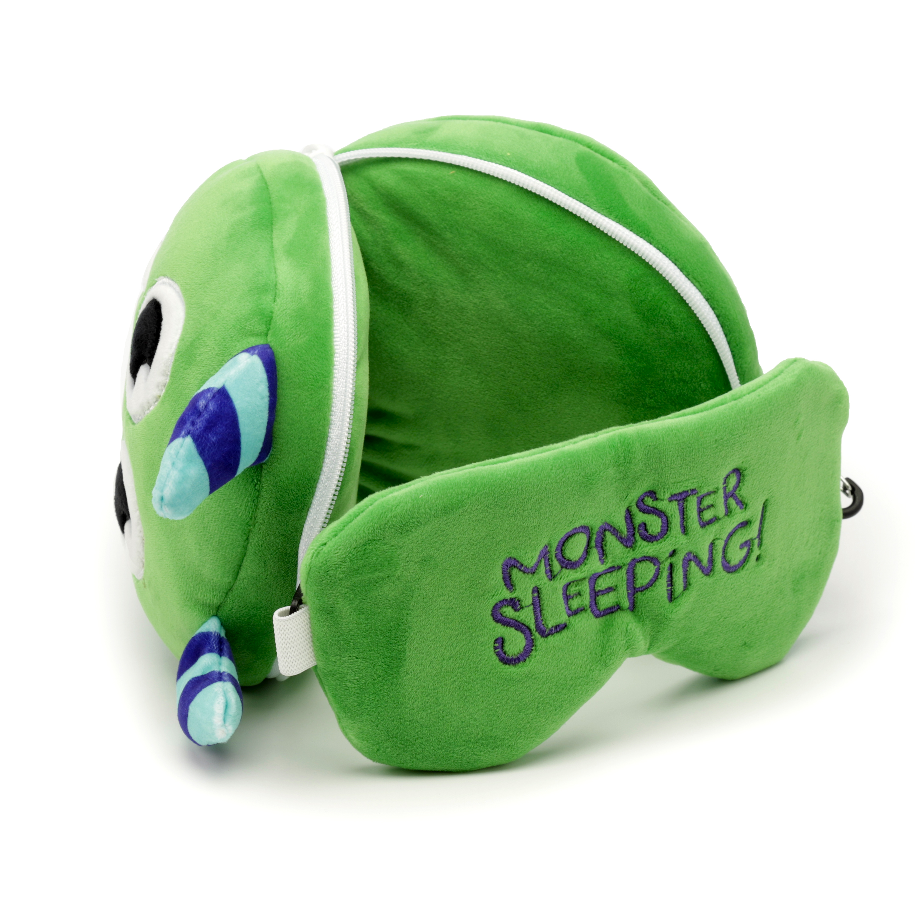 Monster Travel Pillow And Eye Mask Relaxeazzz