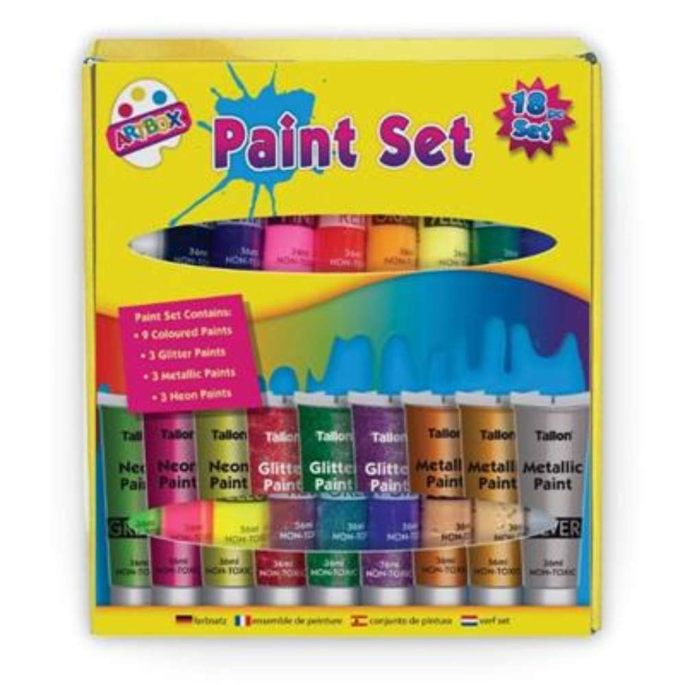 18 Craft Paints 18x36ml