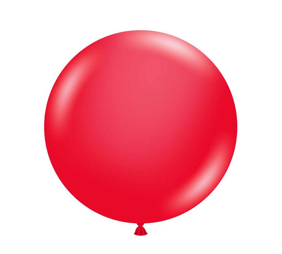 36" Tuftex Red Latex Balloons 2Pk