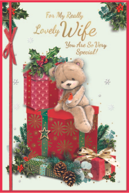 Simon Elvin 6 Pack Cards C75 Christmas Wife