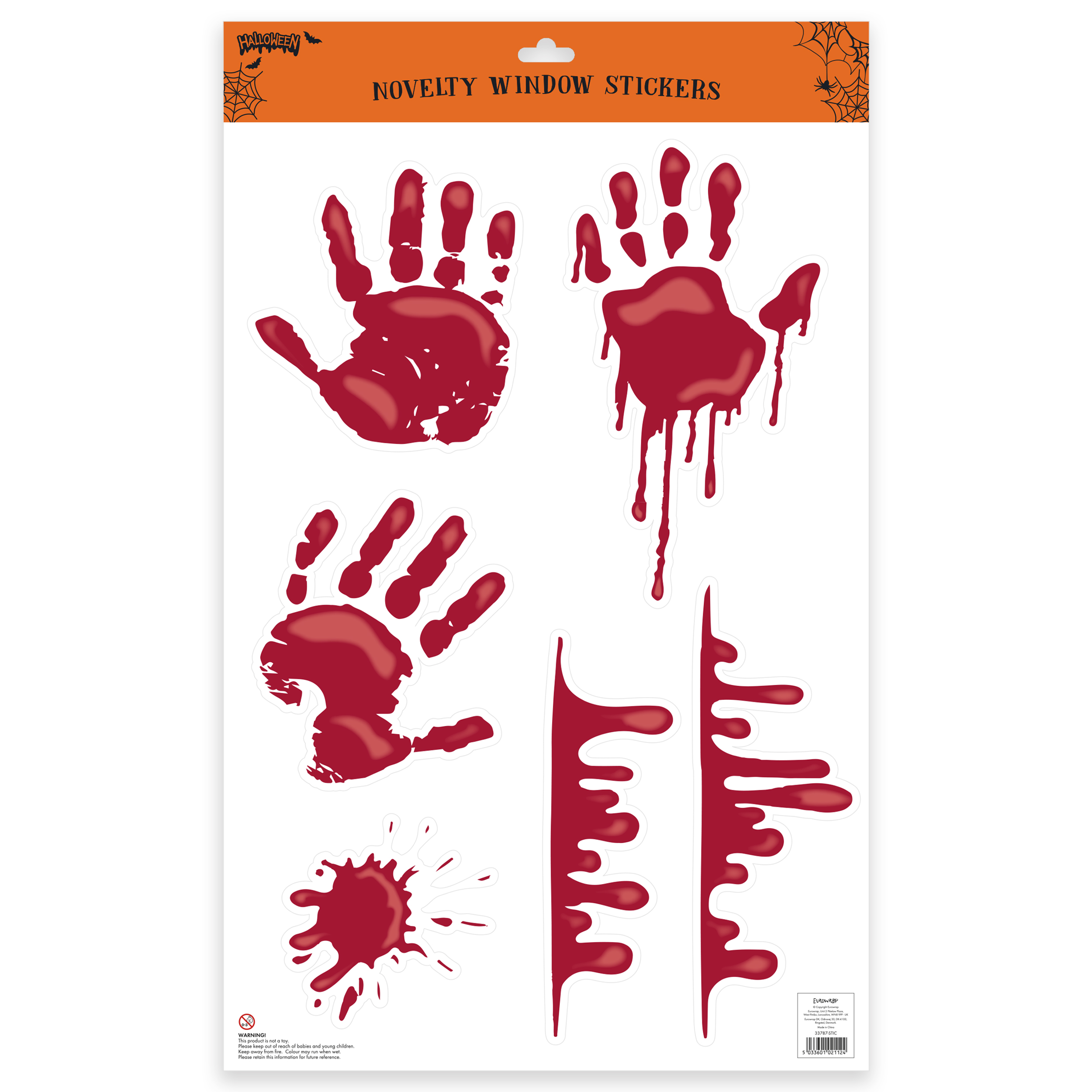 Window Stickers 60x40cm Hllw Blood