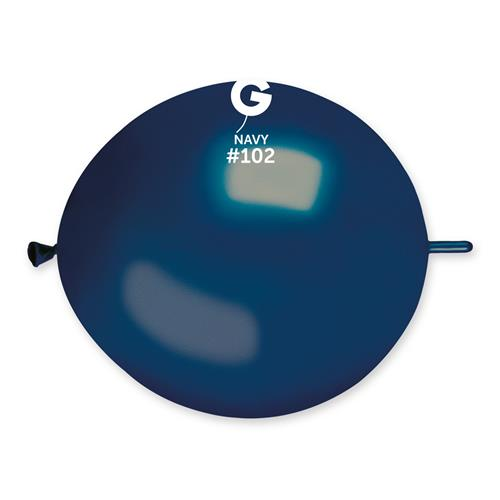 Gemar 50 Pack Latex Balloons Glink Navy 13