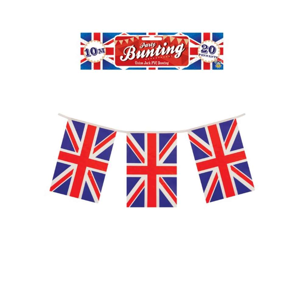 Henbrandt Flag Banner Union Jack 10M (20 Flags)