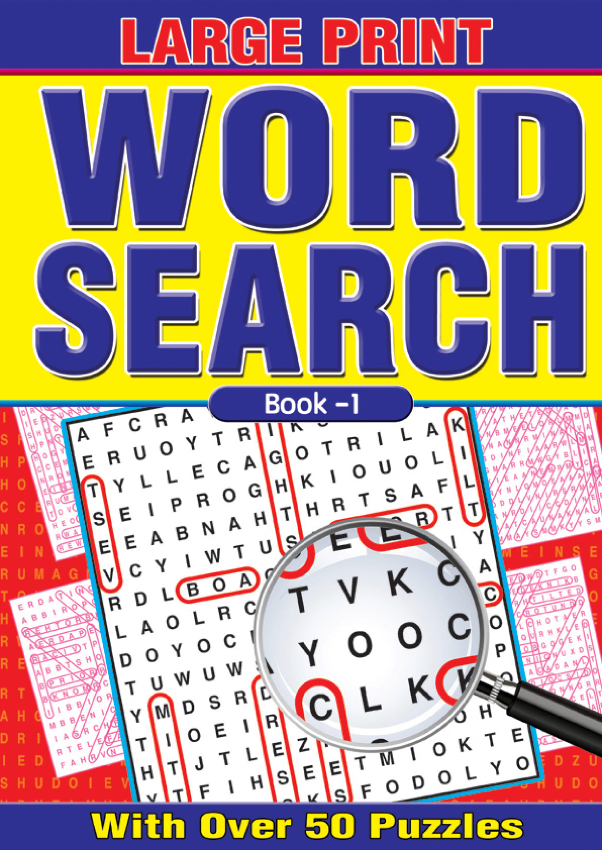 Wordsearch Large Print Book A4 12pk