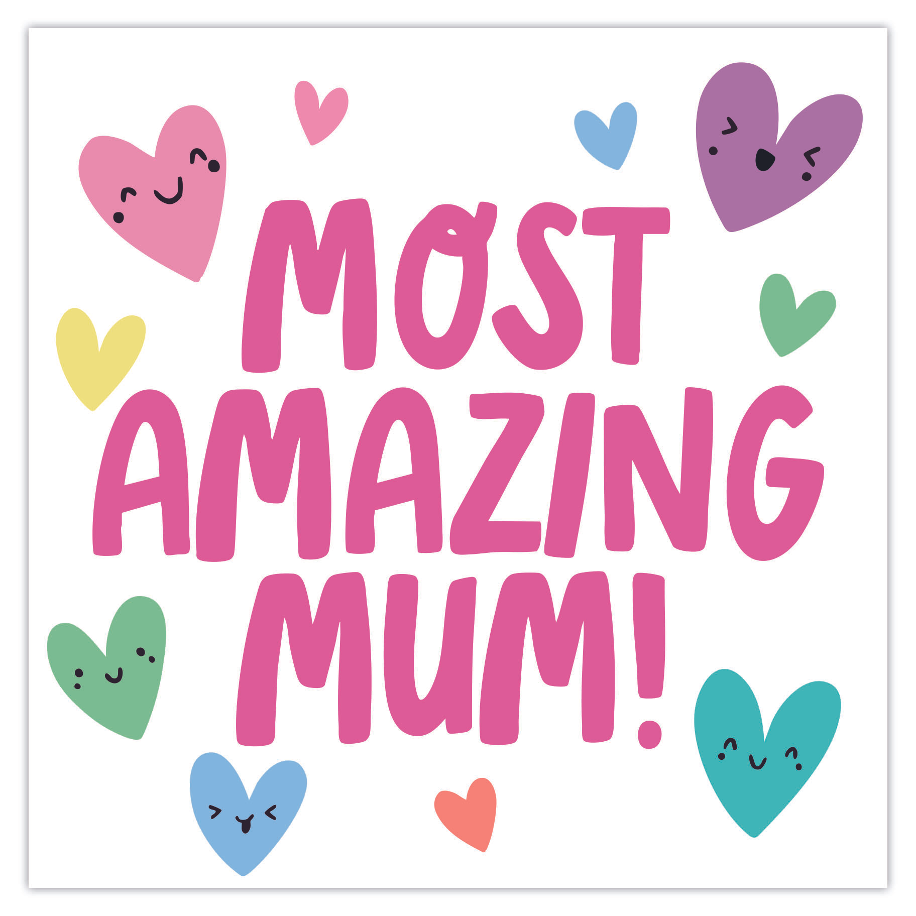 Hip To Be Square 6 Pack Cards Mother's Day Open