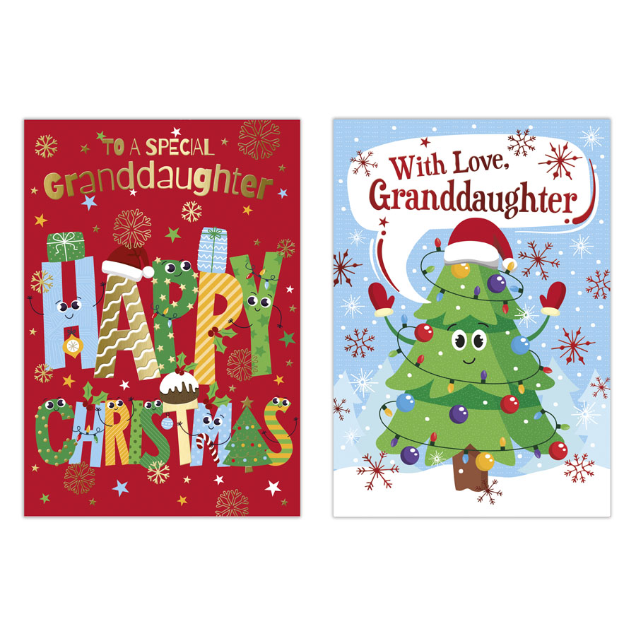 Poppyhill C50 Christmas Granddaughter 12pk