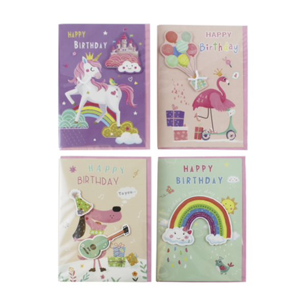 Eurowrap 24 Pack Cards Everyday Birthday