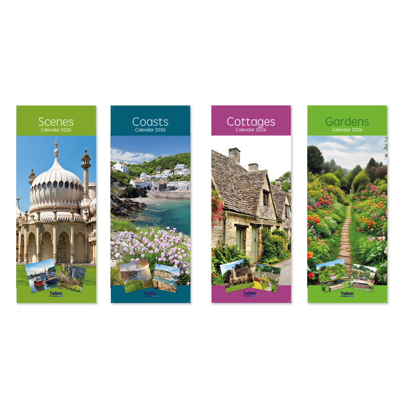 Calendar Super Slim Coast & Scenes 2027 24pk