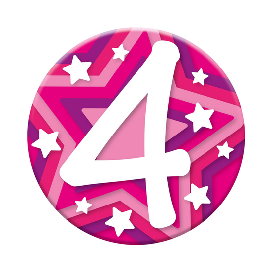 Small Badges Age 4 Female 6pk