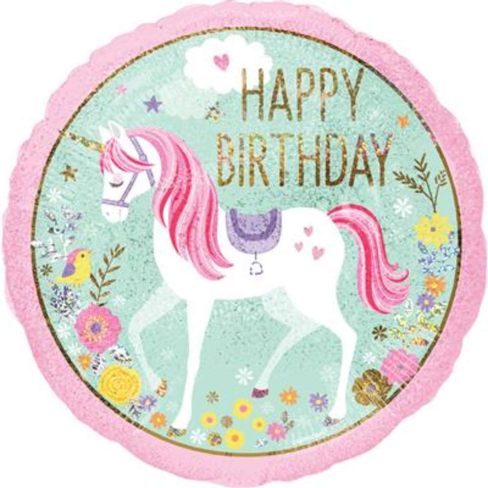 Anagram Magical Unicorn 18" Foil Balloon