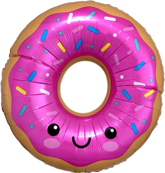 Anagram Donut 27" Supershape Foil Balloon
