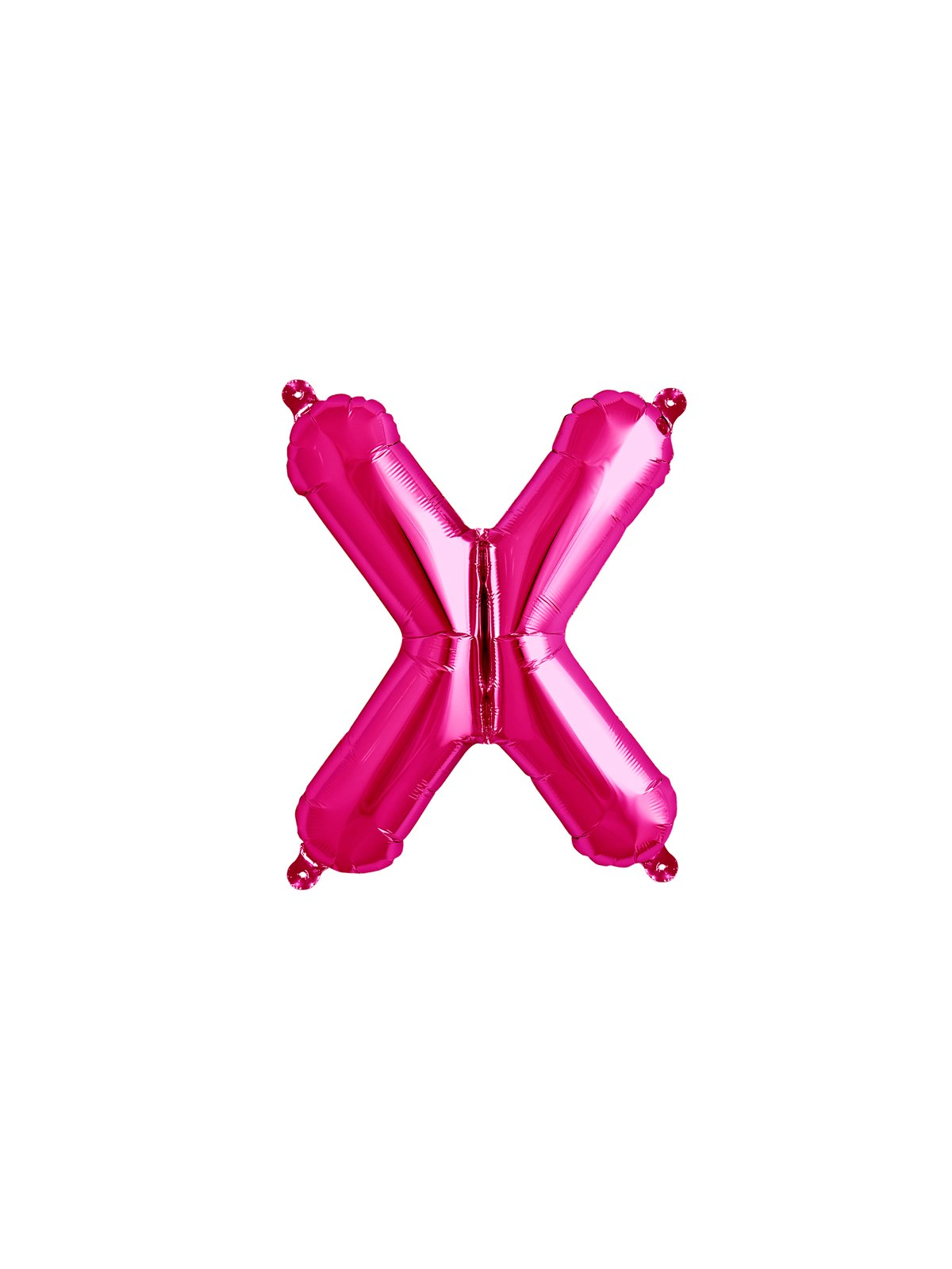 Northstar Foil Balloon Magenta 16" Letter X