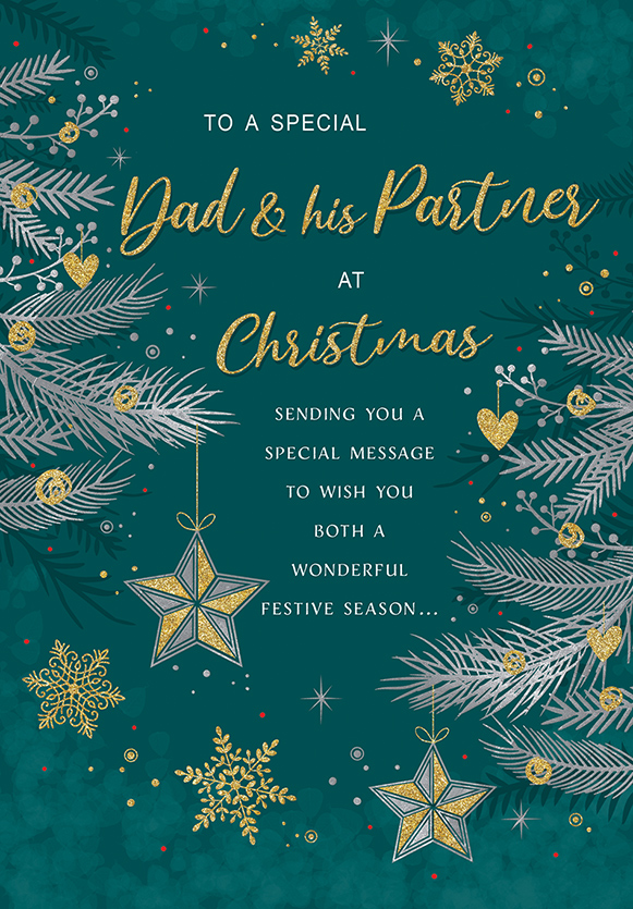 Regal 6 Pack C75 Cards Christmas Dad & Partner