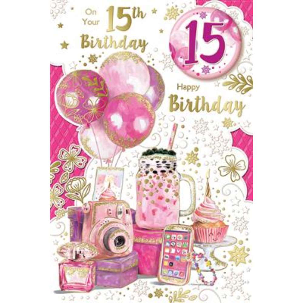 Xpress Yourself C75 Birthday Age 15 6pk